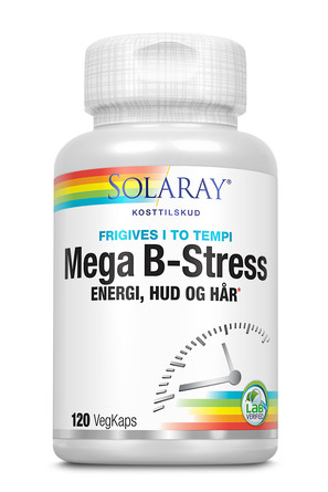 Køb Solaray Mega B-Stress 120 Kapsler - Matas