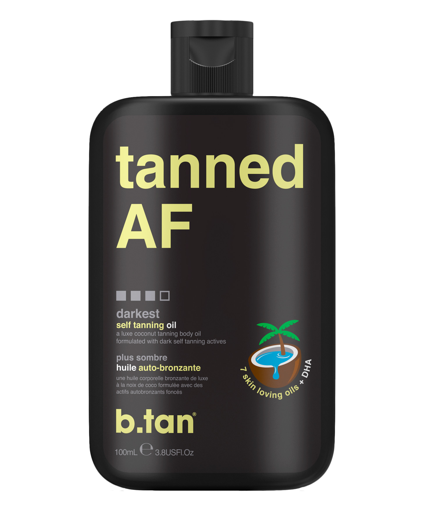 Køb B.tan Tanned AF Tanning Oil 100 Ml - Matas