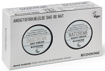 Ecooking Dagcreme og Natcreme Sæt 2 x 15 ml
