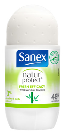 Sanex Deo roll-on Natur Protect Bamboo Fresh Efficacy 1 stk