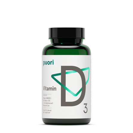 Puori Vitamin D3 60 kapsler