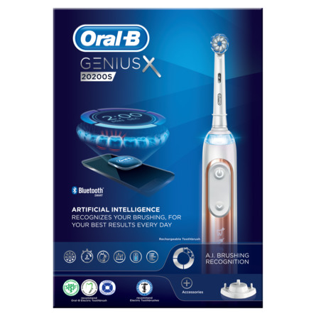 Oral-B El-tandbørste Genius 20200S Rose Gold
