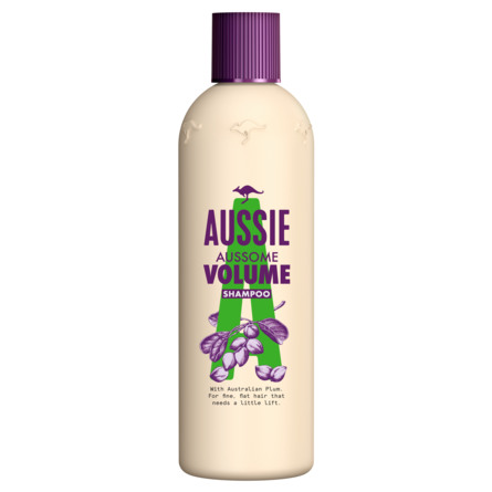 Aussie Aussome Volume Shampoo Til Fladt Hår 300 ml