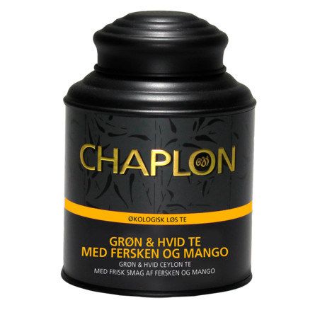 Chaplon Tea Fersken & Mango Økologisk Grøn & Hvid Te 160 g.