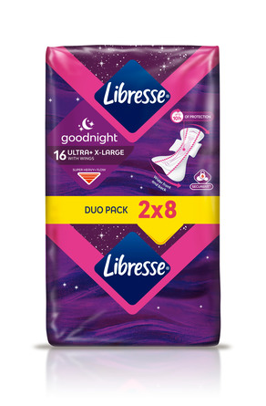 Libresse Ultra Night Extra Wing 18 stk.