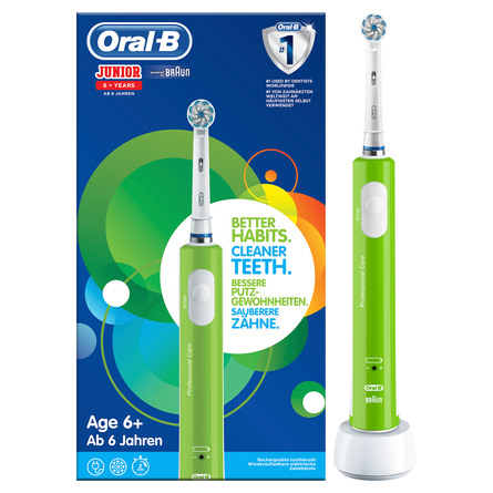 Oral-B Junior 6+ år Green Elektrisk Tandbørste Grøn
