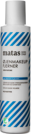 Matas Striber Øjenmakeupfjerner til Alle Hudtyper Uden Parfume 125 ml