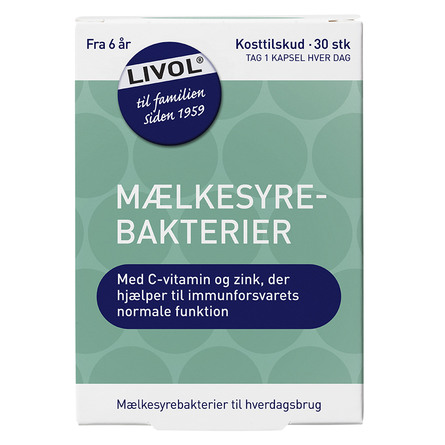 Livol Mælkesyrebakterier 30 stk.