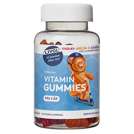 Livol Vitaminbjørne Original 75 stk.