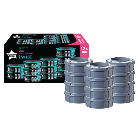 Tommee Tippee Sangenic Twist & Click poser 12 stk. Refill