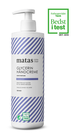 Matas Striber Glycerin Håndcreme Uden Parfume 500 ml