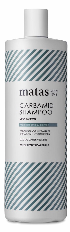 Matas Striber Carbamid Shampoo til og Irriteret Hovedbund Uden Parfume ml