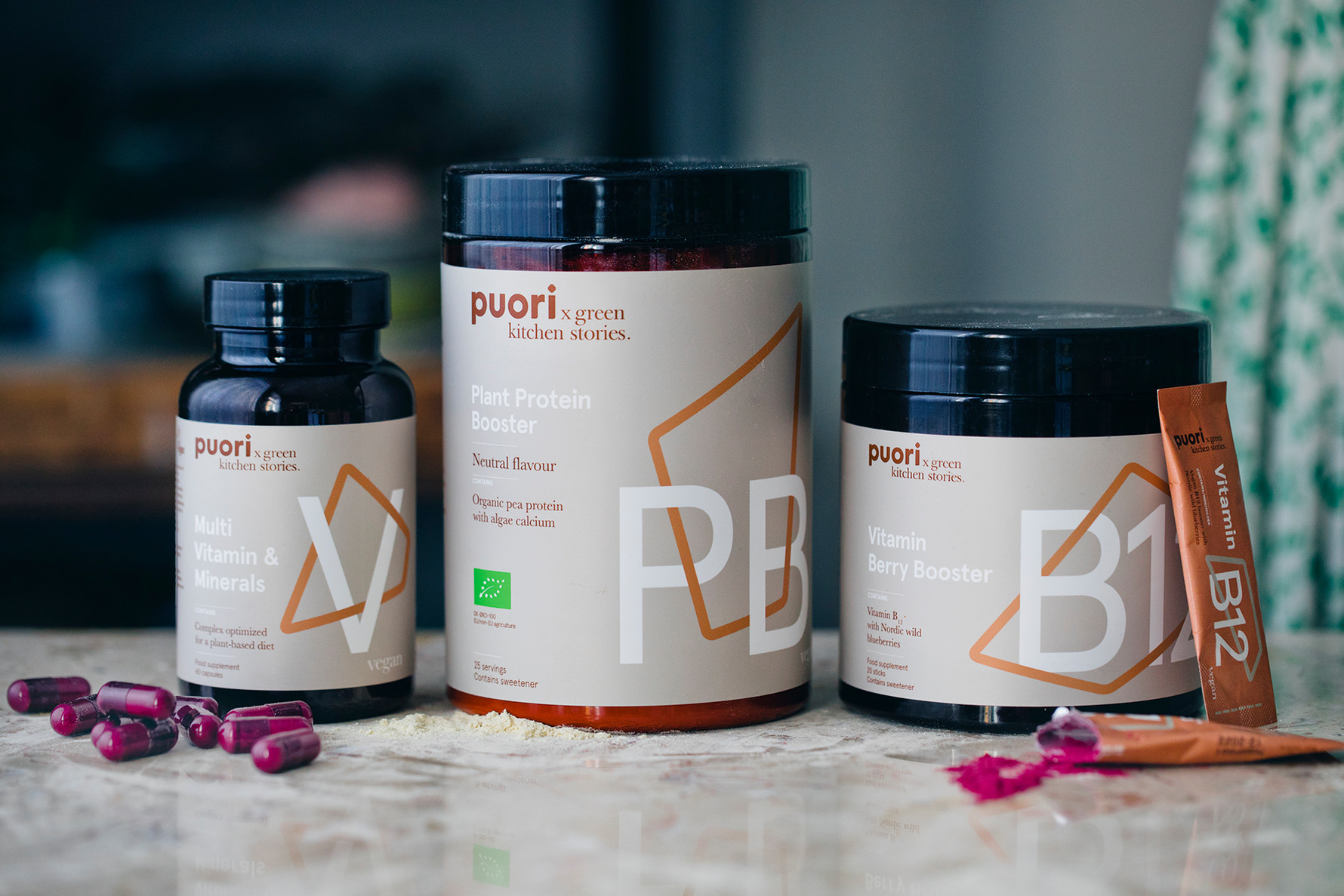 Køb Puori Vitamin B12 Berry Booster 20 stk. Matas