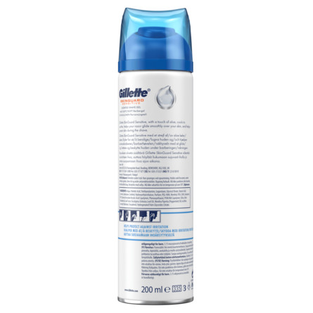 Gillette Skinguard Sensitive Barbergel 200 ml