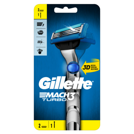 Gillette skraber Mach3 Turbo 3D