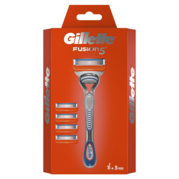 Gillette Fusion5-Barberskraber + 4 Blade