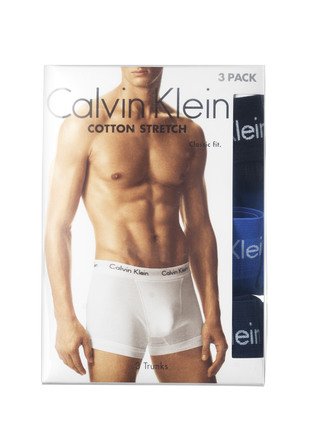Calvin Klein Undertøj Trunks 3 pack Blue, Cobalt, Black str. M