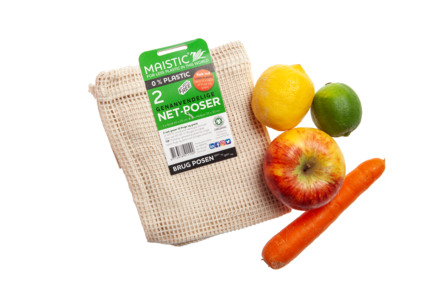 Maistic Bio Grøntposer af øko-bomuld 2 stk.