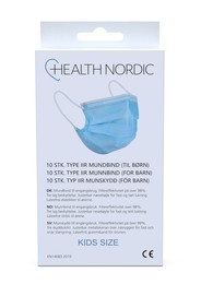 Health Nordic Mundbind Type IIR barn 10 stk