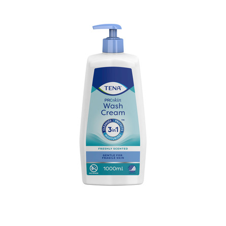 Tena Wash Cream til inkontinenspleje 1000 ml