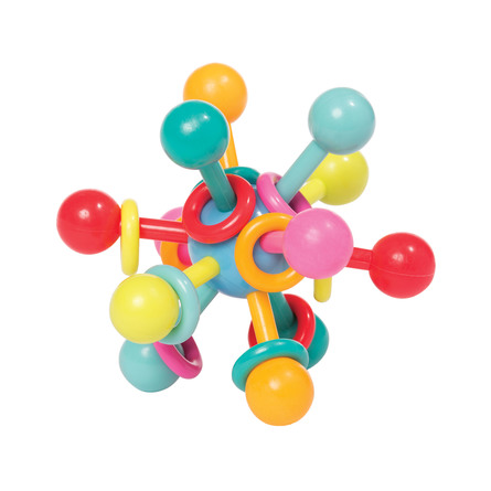 Manhattan Toy Atom Teether Toy Multi Color
