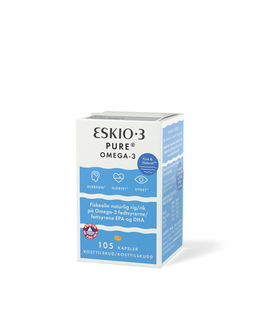 Eskio-3 Pure Omega-3 105 kapsler