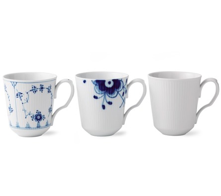 Royal Copenhagen Mix & Match kopper 3 stk.