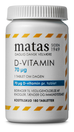 Matas Striber D-vitamin 70 µg 180 tabl