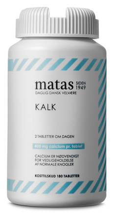 Matas Striber Kalk 400 mg 180 tabl