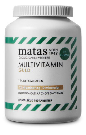 Matas Striber Multivitamin Guld 180 tabl