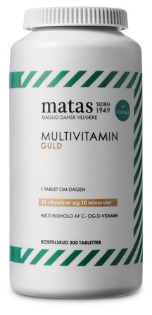 Matas Striber Multivitamin Guld 300 tabl