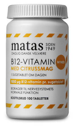Matas Striber B12 1 mg 100 sugetabl.