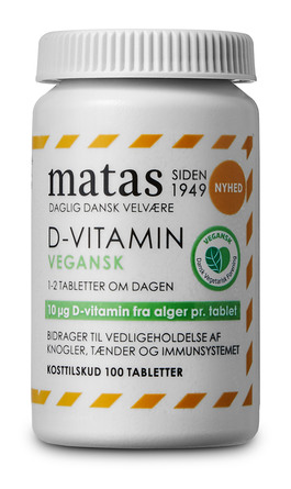 Matas Striber D-vitamin Vegansk 100 tabl.