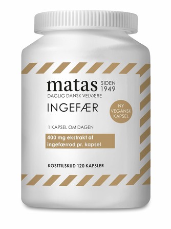 Matas Striber Ingefær 120 kaps