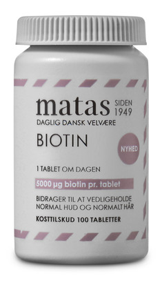 Matas Striber Biotin 5 mg 100 tabl
