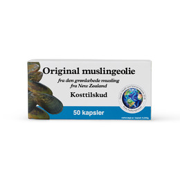 Original Muslingeolie 50 kapsler 50 kaps.