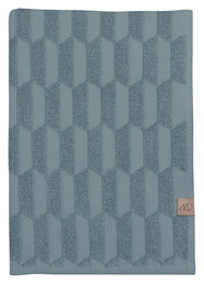 Mette Ditmer GEO Gæstehåndklæde, 2 stk Stone Blue 35 X 55 cm
