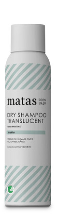 Matas Striber Dry Shampoo Translucent Uden Parfume 200 ml