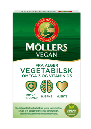 Møllers Tran Vegan Omega-3, 30 stk 30 stk