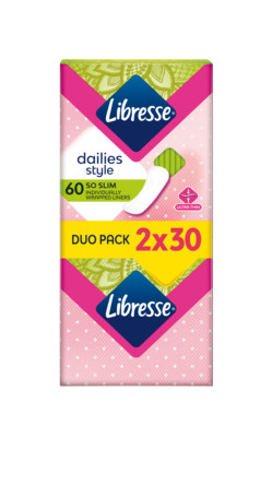Libresse Trusseindlæg So Slim Duo Pack 60 stk