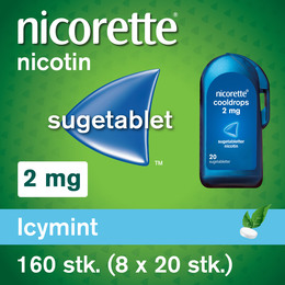 Nicorette® Sugetablet IcyMint 160 stk