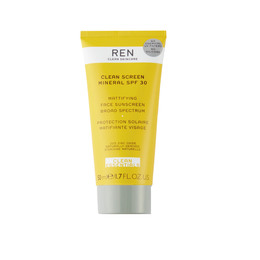 REN Clean Skincare Clean Screen Mineral Face Sunscreen SPF 30 50 ml