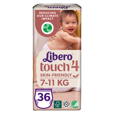 Libero Touch Pants Str. 4 36 stk.