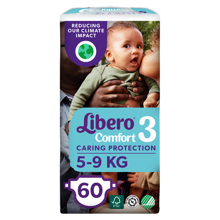 Libero Comfort str 3 Bleer 60 stk