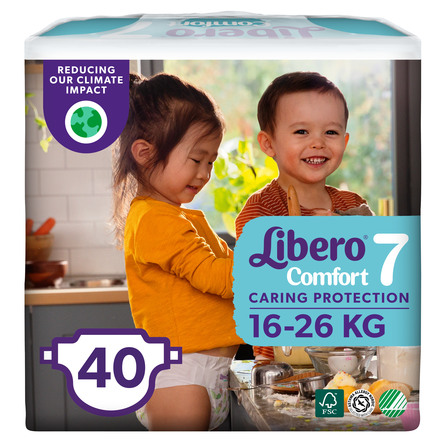Libero Comfort str 7 Bleer 40 stk