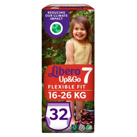 Libero Up&Go str 7 Bleer 32 stk