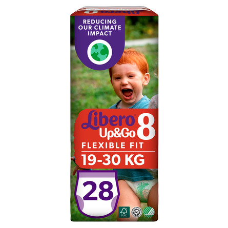 Libero Up&Go str 8 Bleer 28 stk