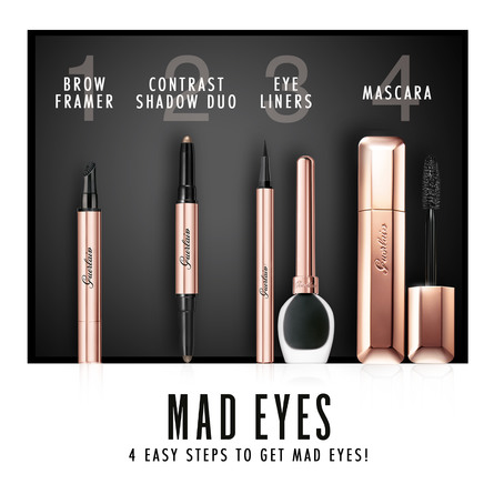 GUERLAIN Mad Eyes Mascara Buildable Volume Lash By Lash 02 Mad Brown