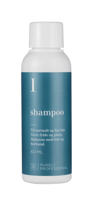 Purely Professional Shampoo 1 - Fint hår 60 ml