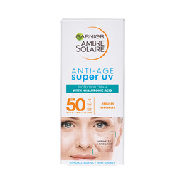 Garnier Anti-age Super UV Solcreme med Hyaluronsyre SPF 50 50 ml